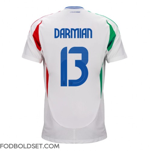 Italien Matteo Darmian #13 Udebanetrøje EM 2024 Kortærmet